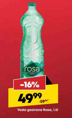 Voda gazirana Rosa 1.5l
