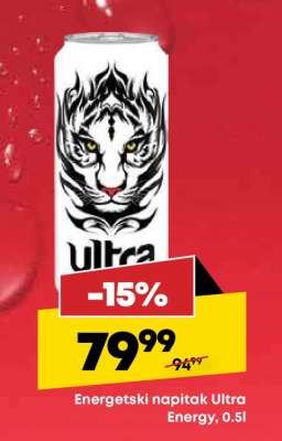 Energetski napitak Ultra Energy 0.5l