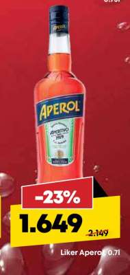 Liker Aperol, 0.7l