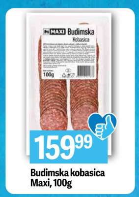 Budimska kobasica Maxi, 100g