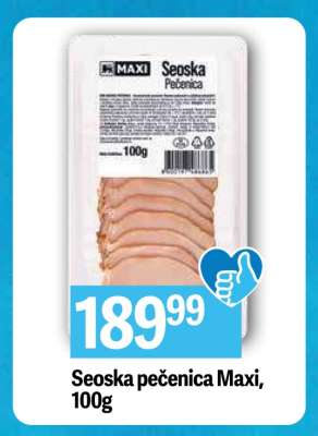 Seoska pečenica Maxi, 100g
