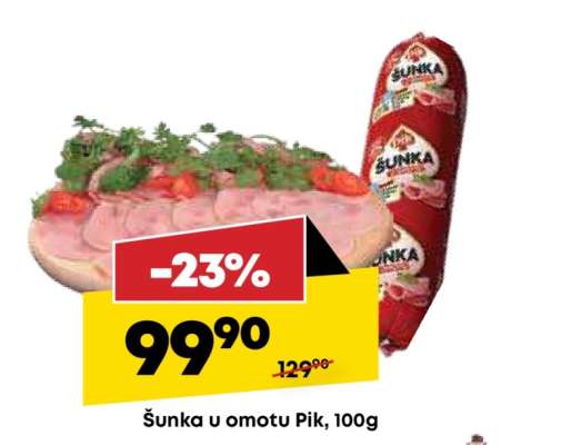 Šunka u omotu Pik 100g