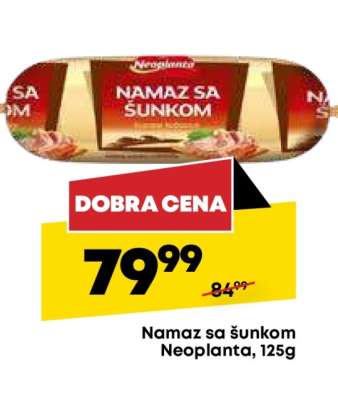 Namaz sa šunkom Neoplanta, 125g