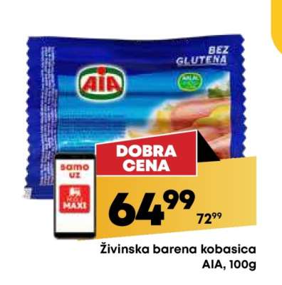 Živinska barena kobasica ,