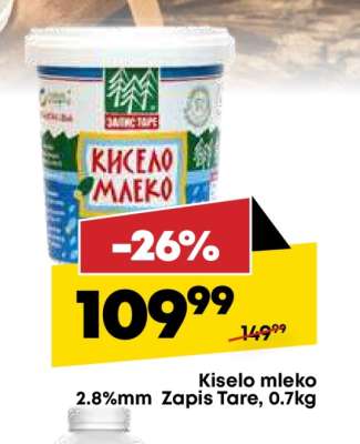 KISELO MLEKO