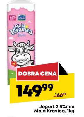 Jogurt 2.8%mm Moja kravica, 1kg