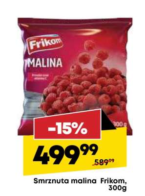 Smrznuta malina Frikom, 300g