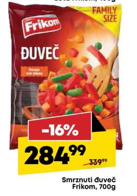 Smrznuti đuveč Frikom, 700g
