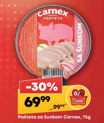 Pašteta sa šunkom Carnex