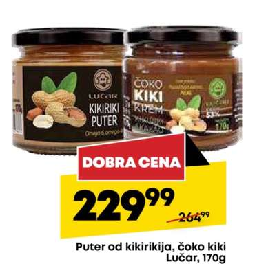 Puter od kikirikija, čoko kiki