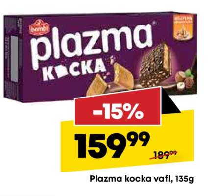 Plazma kocka vafl 135g