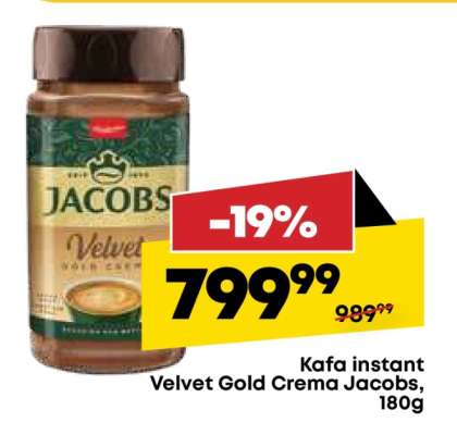 Kafa instant Velvet Gold Crema Jacobs, 180g