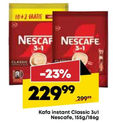 Kafa instant Classic 3u1 Nescafe