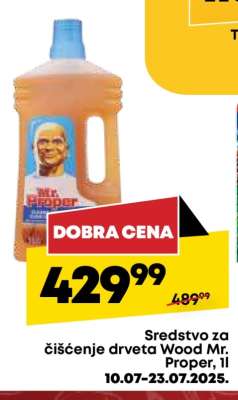 Sredstvo za čišćenje drveta Wood Mr. Proper, 1l