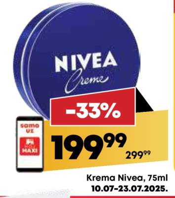 Krema Nivea , 75ml