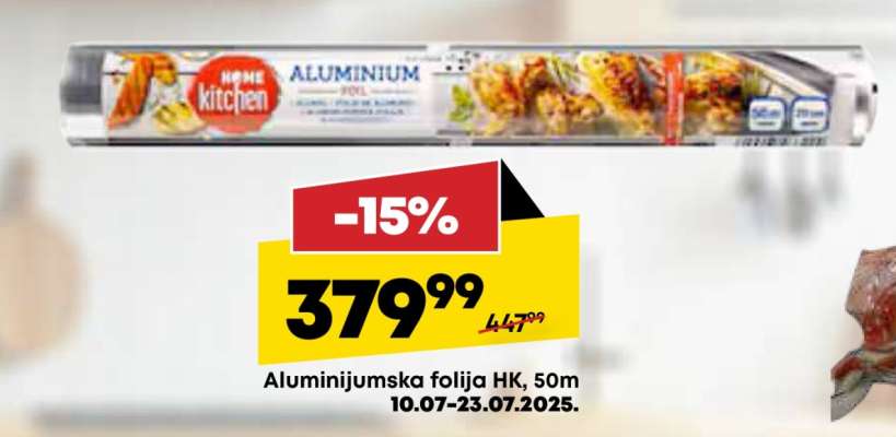 Aluminijumska folija HK, 50m