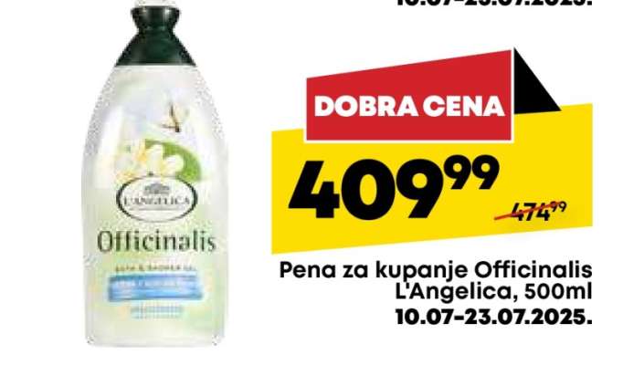 Pena za kupanje Officinalis L'Angelica, 500ml