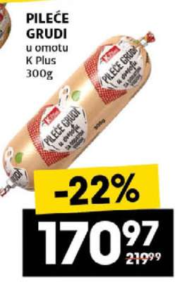 PILEĆE GRUDI u omotu K Plus 300g