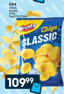 ČIPS classic Hrusty