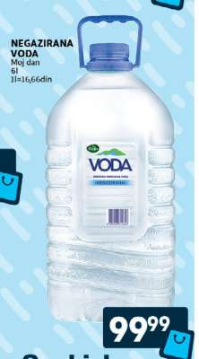 NEGAZIRANA VODA