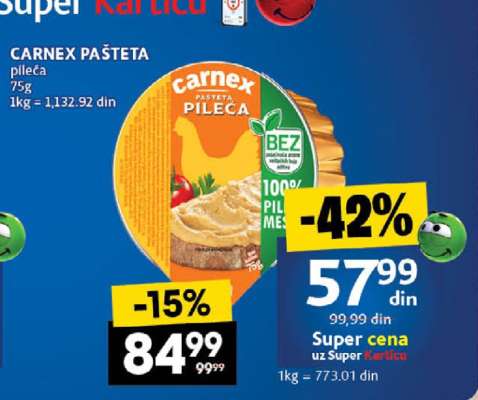 CARNEX PAŠTETA
