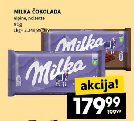 MILKA ČOKOLADA