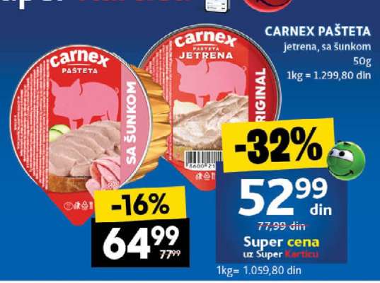 CARNEX PAŠTETA