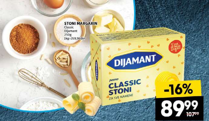 DIJAMANT posni CLASSIC STONI