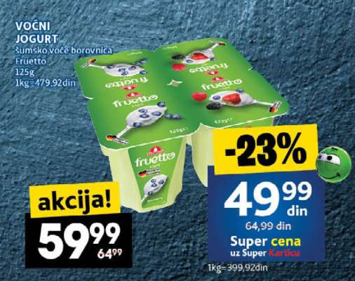 VOĆNI JOGURT