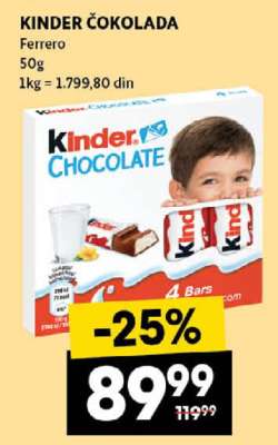 Kinder Čokolada