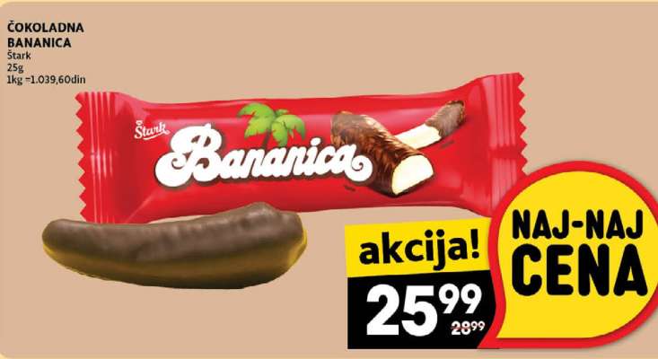 ČOKOLADNA BANANICA