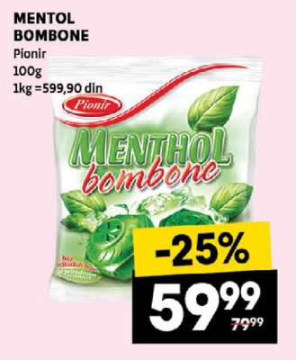 MENTOL BOMBONE