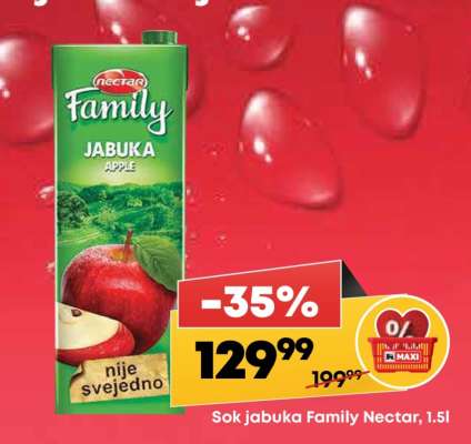 Sok jabuka, Family Nectar, 1.5l