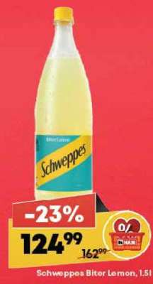 Schweppes Biter Lemon, 1.5l