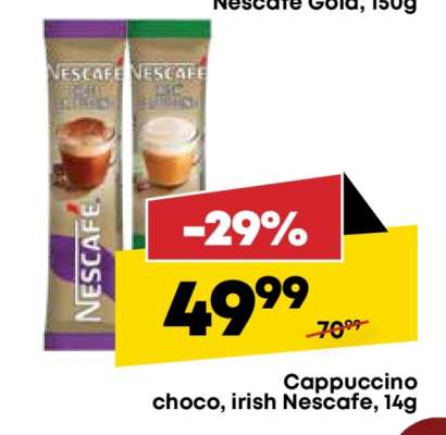 Cappuccino choco, irish Nescafe, 14g
