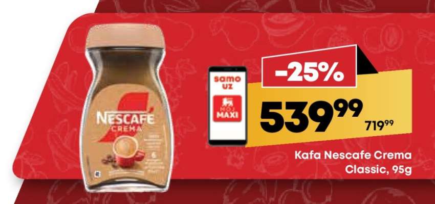 Kafa Nescafe Crema Classic 95g