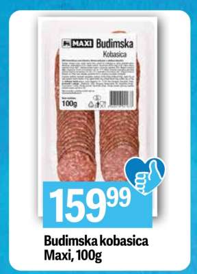Budimska kobasica Maxi, 100g
