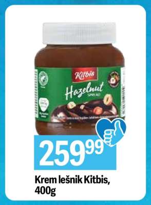 Krem lešnik Kitbis, 400g