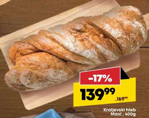 Kraljevski hleb Maxi, 400g