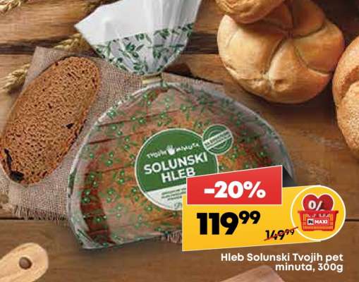 Hleb Solunski Tvojih pet minuta, 300g