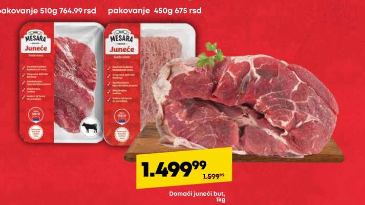 Domácí junečí but, 1kg