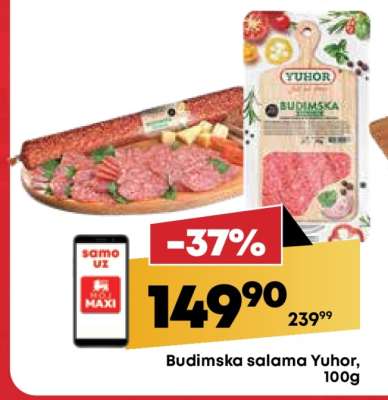 Budimska salama Yuhor 100g
