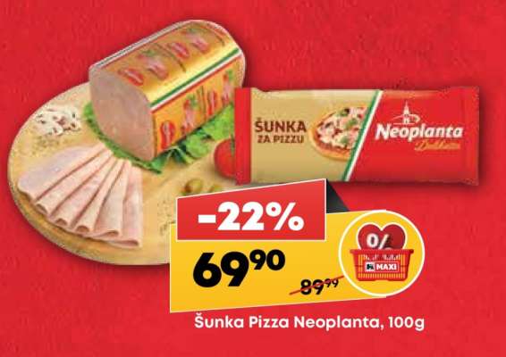 ŠUNKA PIZZA Neoplanta 100g