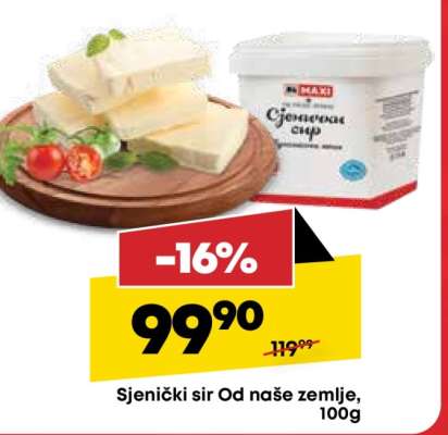 Sjenički sir Od naše zemlje 100g