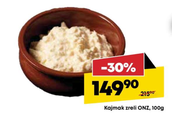 Kajmak zreli ONZ, 100g