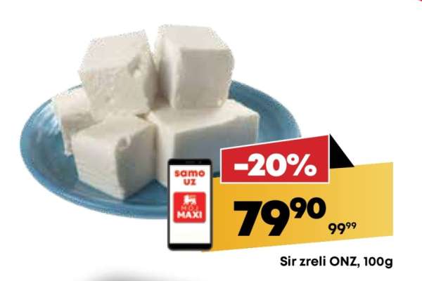 Sir zreli ONZ, 100g