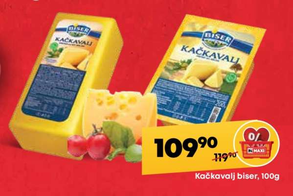 Kačkavalj Biser, 100g