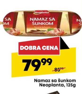 Namaz sa šunkom Neoplanta, 125g