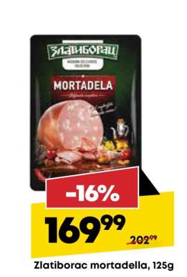 Zlatiborac mortadella, 125g