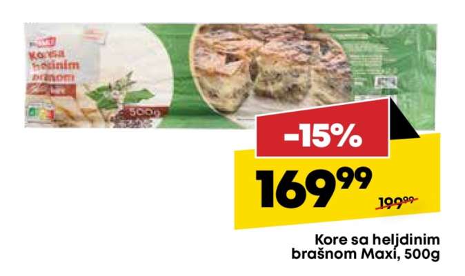 Kore sa heljdinim brašnom Maxi, 500g